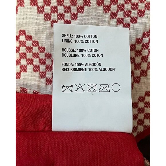 CRAYE & BARREL Reilly Red Chevron Pattern Christmas Stocking NWOT - Picture 3 of 4